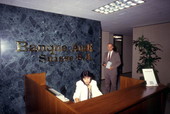 View showing employees at Banque Audi Suisse S.A.