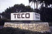 Sign for TECO (Tampa Electric COmpany).