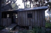 Back of the Babe Ruth cabin at the fishing village of Aripeka, Florida.