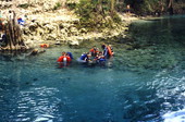 Scuba divers at Blue Springs.
