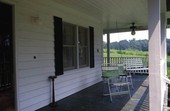 Porch of the Parker House in Brooksville, Florida.