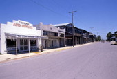 Buildings on the north side of 2nd St. between C and D streets in Cedar Key, Florida.