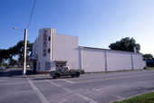 Pasco Theatre on the southwest corner of 7th St. and Church Ave. in Dade City, Florida.