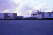 View showing dog racing track in Daytona Beach.