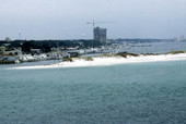 View showing the entrance to Destin Harbor.