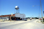 View looking west along Pennsylvania Ave. in downtown Dunnellon, Florida.