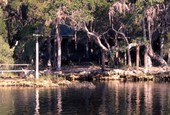 Waterfront house in Everglades City, Florida.