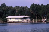 Waterfront home in Everglades City, Florida.