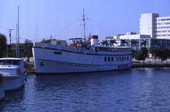Ancient Mariner floating restaurant in Ft. Lauderdale, Florida.