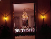 Dining room in the Florida Governor's Mansion - Tallahassee, Florida