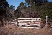 Wooden gate