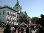Gore rally during the 2000 presidential election vote dispute - Tallahassee, Florida.
