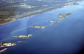 Aerial view of Cape Canaveral National Seashore
