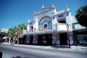 Strand theater on Duval Street - Key West, Florida.