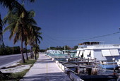 Houseboats at "Houseboat Row" off of South Roosevelt Boulevard - Key West, Florida