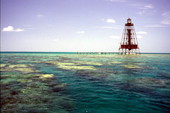 Sand Key Lighthouse - Key West, Florida.
