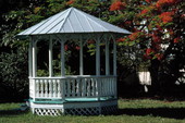Gazebo behind Judge Lester's house on Eagle Avenue - Key West, Florida