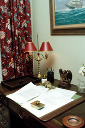 Desk in the Little White House - Key West, Florida.