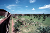Overlooking the Fort Jefferson courtyard - Garden Key, Florida