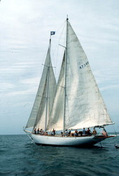 Yacht "Constellation" on the sea - Key West, Florida