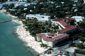 Aerial view of the Casa Marina Hotel - Key West, Florida.