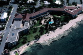 Aerial view of the Casa Marina Hotel - Key West, Florida.