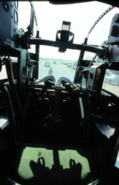 Interior view of a B-24 "Liberator" bomber - Lakeland, Florida