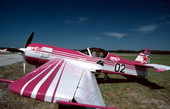Russian SU-26 aerobatic airplane - Lakeland, Florida.
