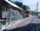 Carolyn Gorton Fuller's "Bottle Wall Fence" located on Angela Street - Key West, Florida