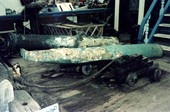 Cannons from the Atocha wreck on display - Key West, Florida