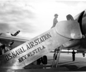 President Harry S. Truman departing the Naval Air Station following his visit - Key West, Florida