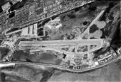 Aerial view of the Key West International Airport.