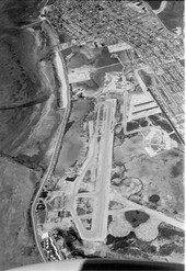Aerial view of the Key West International Airport.