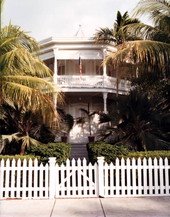 Octagon shaped home of Calvin Klein at 712 Eaton Street - Key West, Florida.