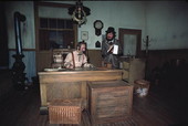 Telegraph exhibit at the Spaceship Earth attraction in EPCOT Center at the Walt Disney World Resort - Orlando, Florida.