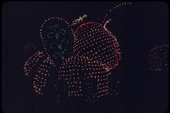 Float in the Main Street Electrical Parade at the Magic Kingdom - Orlando, Florida.