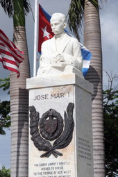 The Jose Marti memorial in Bayview Park - Key West, Florida.