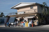 M&M Laundry and Sandy's Cafe at 1026 White Street - Key West, Florida.