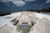 View of renovation underway for South Roosevelt Boulevard - Key West, Florida