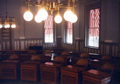 Former Legislature Room at the Old Capitol - Tallahassee, Florida.