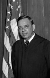 Portrait of Judge George Harrold Carswell in Tallahassee, Florida.