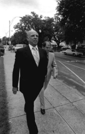 Floyd T. Christian after federal sentencing - Tallahassee, Florida.