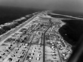 Aerial view of Pensacola Beach - Pensacola, Florida .