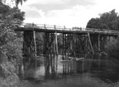 View of Peace River Bridge - Hardee County, Florida