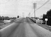 View of Palm River Bridge and Tampa City limits - Hillsborough County, Florida