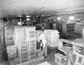 Interior view of supply room at the School for Boys in Marianna, Florida.