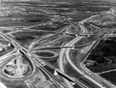 Aerial view of the Golden Glades Interchange - Miami, Florida