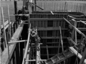 Construction workers build Cortez Bridge - Manatee County, Florida 63