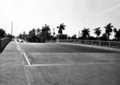 View of bridge leading to downtown area - Delray Beach, Florida