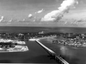 Aerial view of Bayway Toll construction - Pinellas County, Florida
